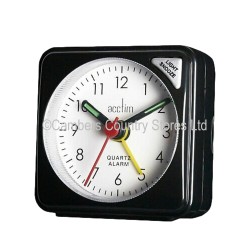 Acctim Tourer Alarm Clock Black